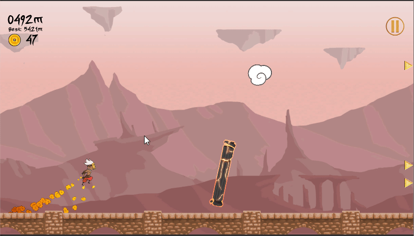 Save The Flame gameplay animation