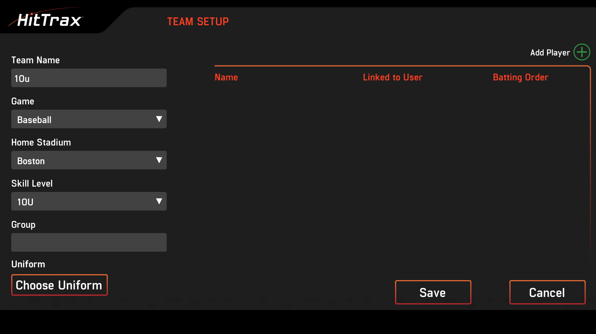 MLB uniforms UI animation