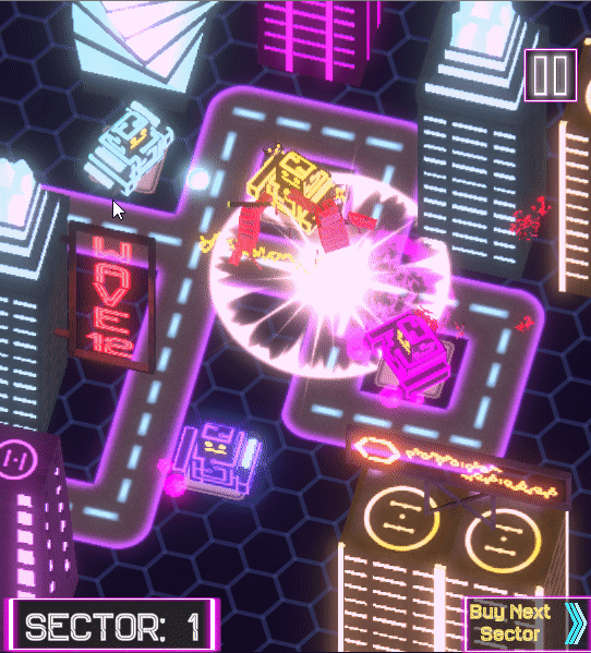 Gameplay sequence for Merge Surge